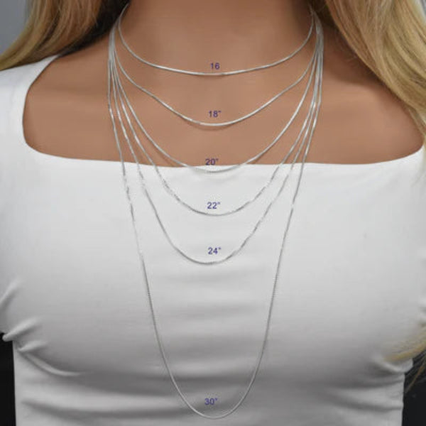 Silver Box 019 Chain 1mm (Pk of 6)