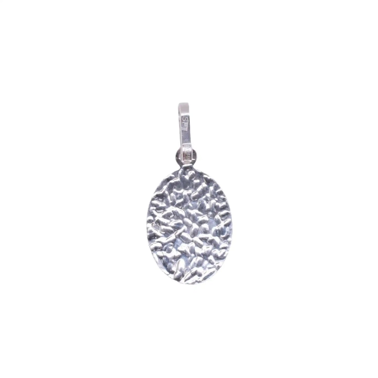 925 Sterling Silver High Polished Our Lady of Guadalupe 10.8mm x 14.5mm Pendant