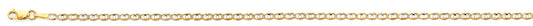 14K 2T 2.9mm Light Mariner Chain