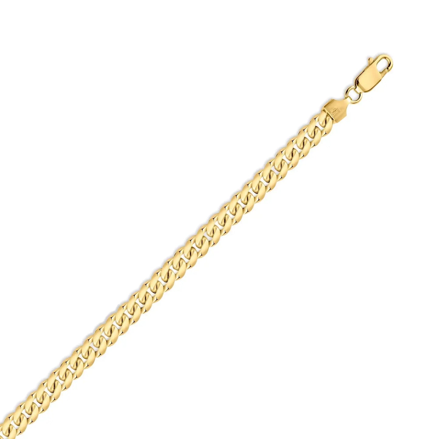 925 Sterling Silver Miami Cuban Chain or Bracelet