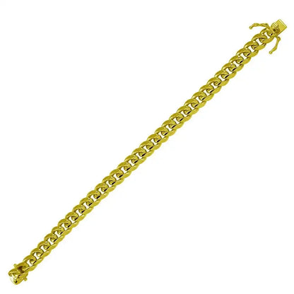 925 Sterling Silver Miami Cuban Box Lock Chain or Bracelet