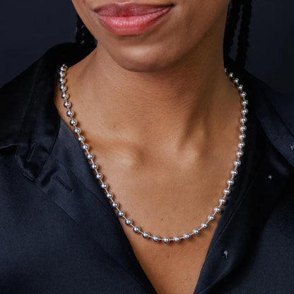 Silver Bead 600 Chain 6mm