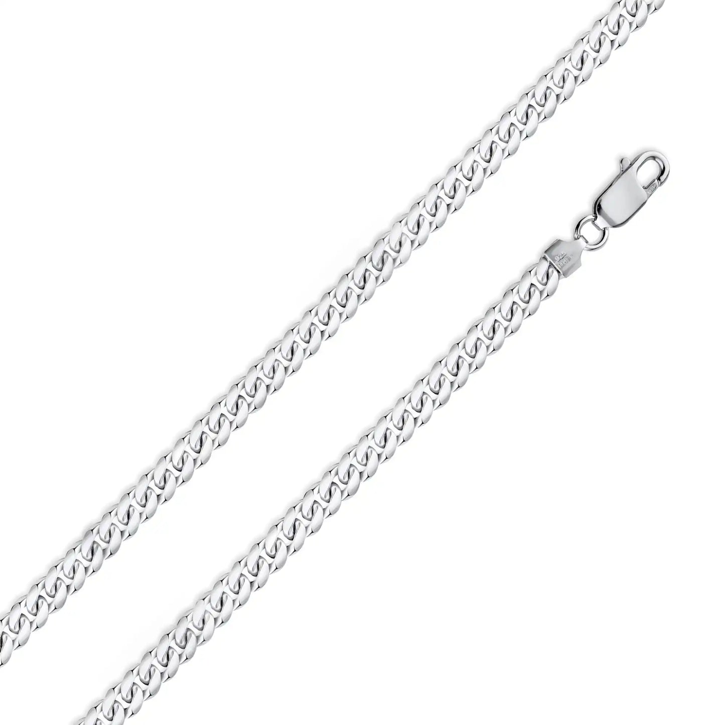925 Sterling Silver Miami Cuban Chain or Bracelet