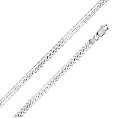 925 Sterling Silver Miami Cuban Chain or Bracelet