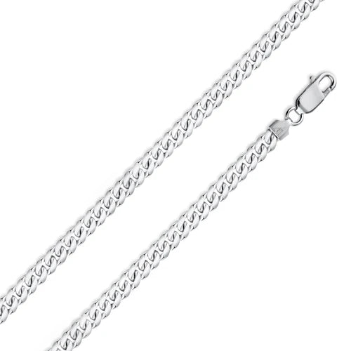 Silver Miami Cuban 200 Chain or Bracelet 7mm
