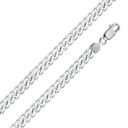 925 Sterling Silver Miami Cuban 300 10.4mm Chain or Bracelet