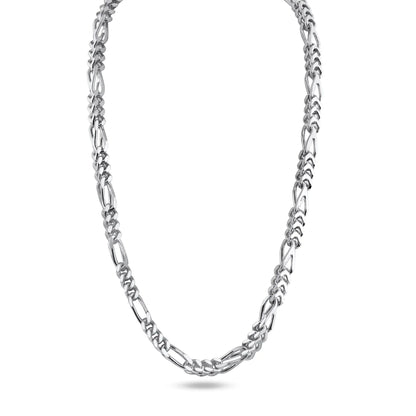 925 Sterling Silver Rhodium Plated Figfranco Chain 5.2mm