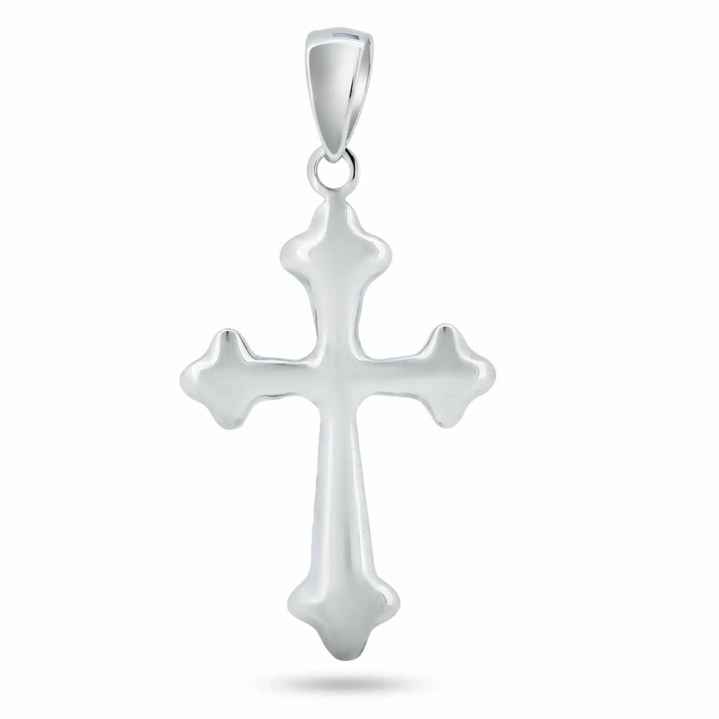 925 Sterling Silver Basic Cross Charm