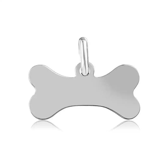 925 Sterling Silver Bone Dogtag