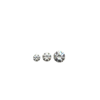 Loose Round Moissanite Stone
