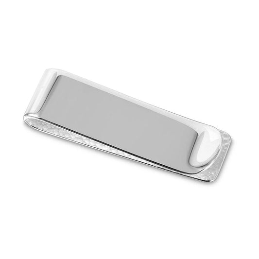 925 Silver High Polished Engravable Money Clip