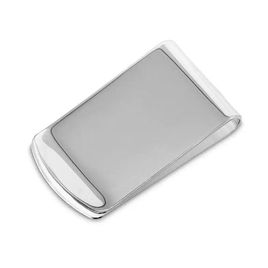 925 Sterling Silver High Polished Wide Money Clip