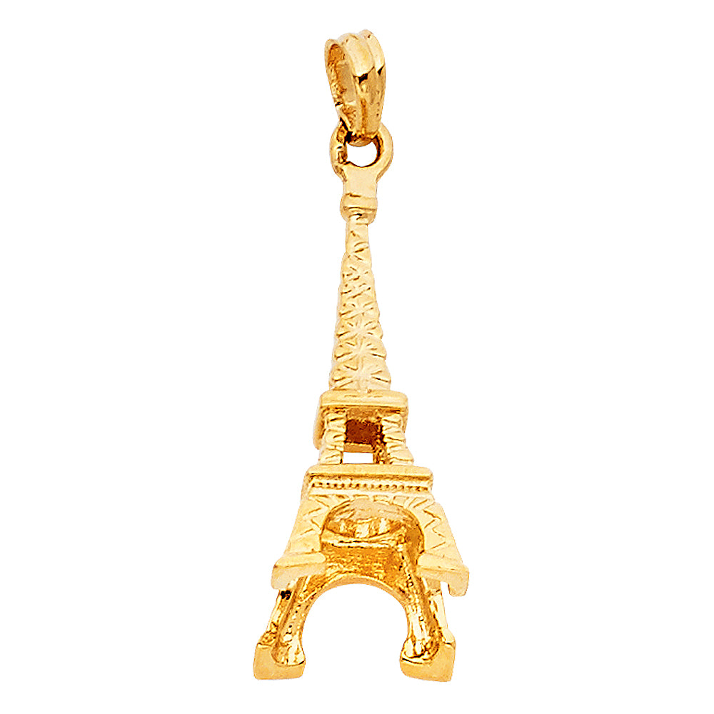 14K Yellow Gold Eiffel Tower Charm