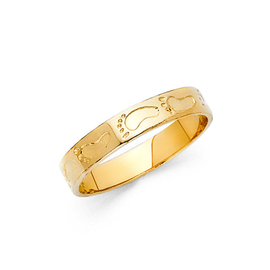 14K Yellow Gold Light Band Ring