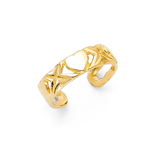14K Yellow Gold Classic Toe Ring
