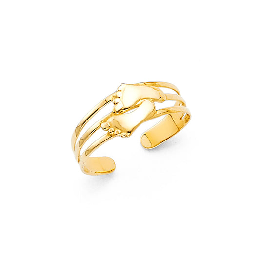 14K Yellow Gold Classic Toe Ring