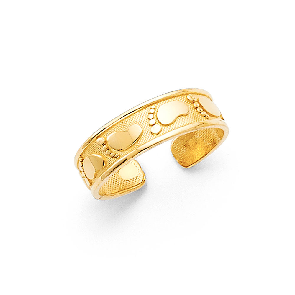 14K Yellow Gold Classic Toe Ring