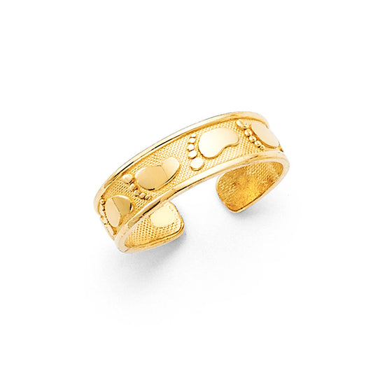 14K Yellow Gold Classic Toe Ring