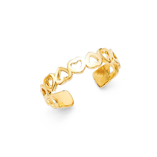 14K Yellow Gold Classic Toe Ring