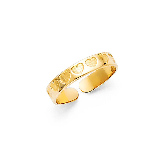 14K Yellow Gold Classic Toe Ring
