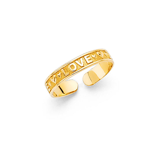 14K Yellow Gold Classic Toe Ring