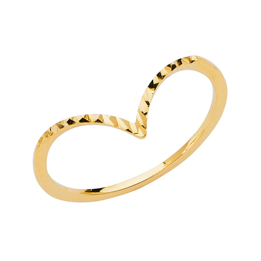 14K Yellow Gold Light Band Ring