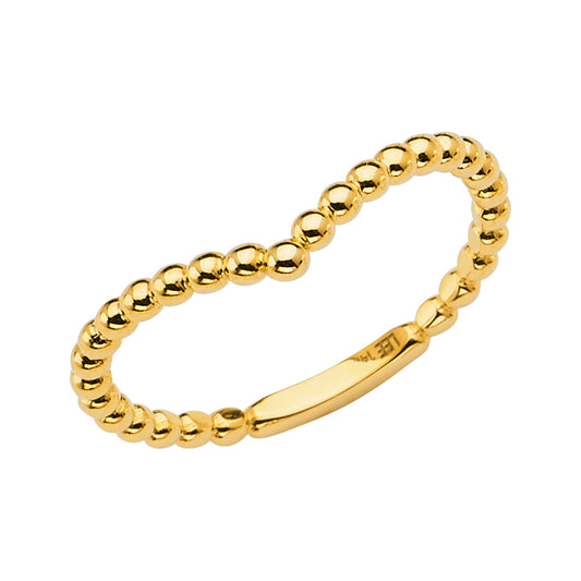 14K Yellow Gold Light Band Ring