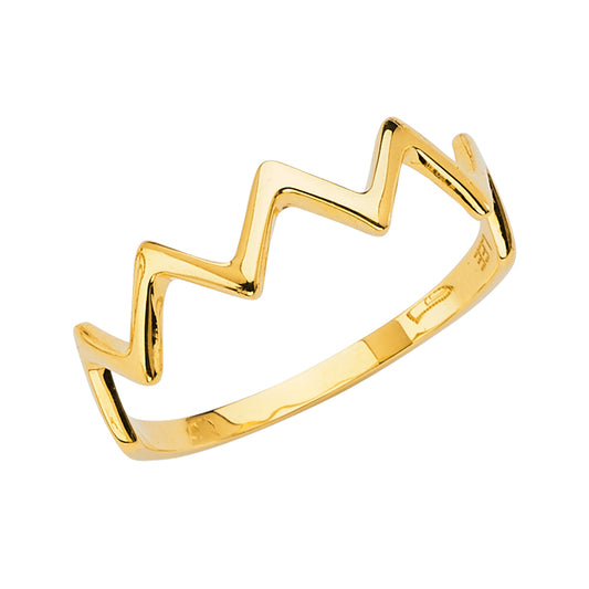 14K Yellow Gold Light Band Ring