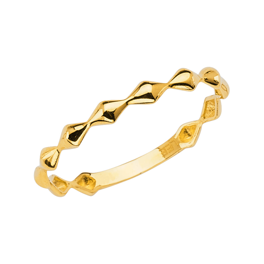 14K Yellow Gold Light Band Ring