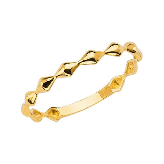 14K Yellow Gold Light Band Ring