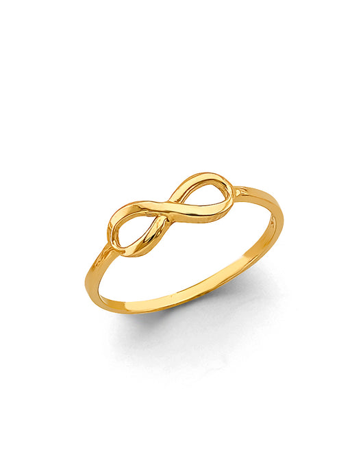14K Yellow Gold Classic Infinity Ring