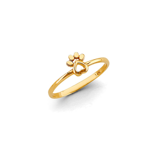 14K Yellow Gold Light Band Ring