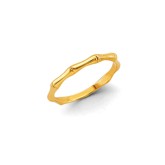 14K Yellow Gold Light Band Ring