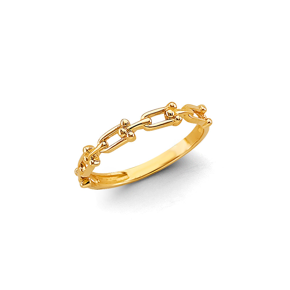 14K Yellow Gold Light Band Ring