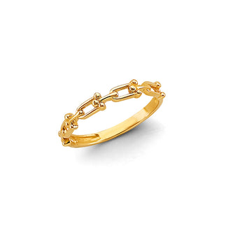 14K Yellow Gold Light Band Ring