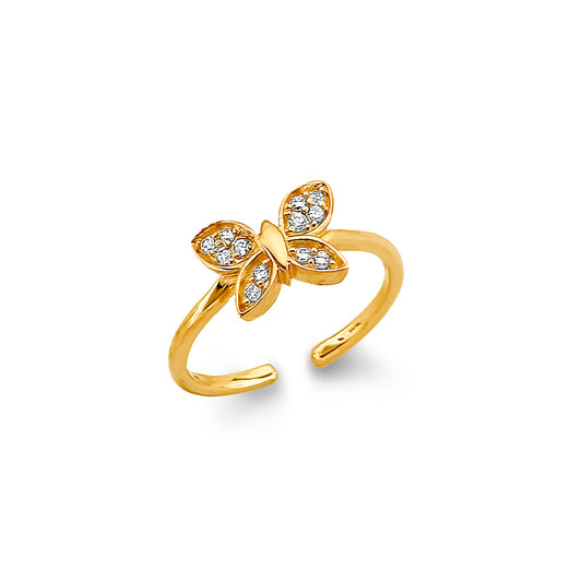 14K Yellow Gold Classic Toe Ring