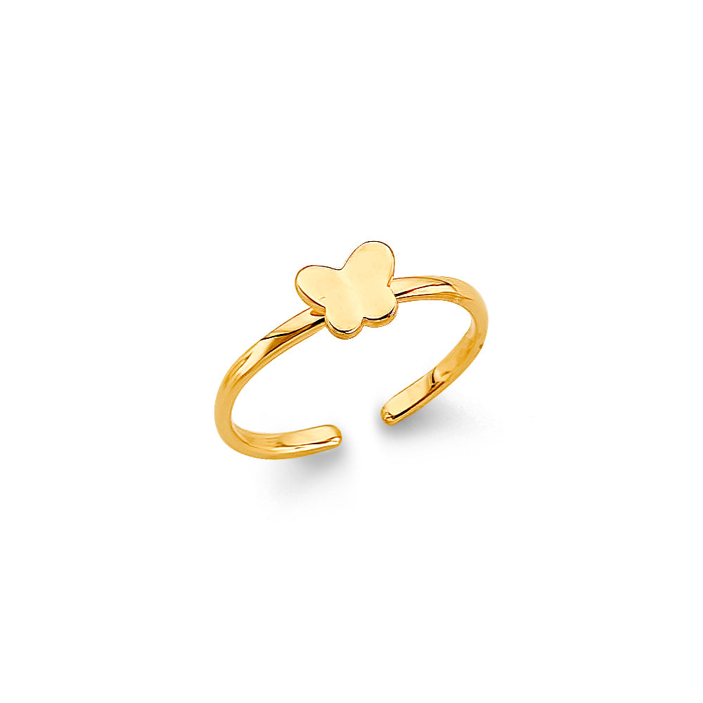 14K Yellow Gold Classic Toe Ring