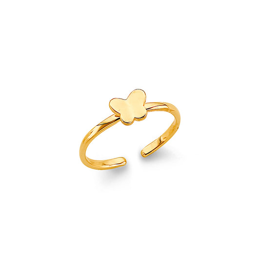 14K Yellow Gold Classic Toe Ring