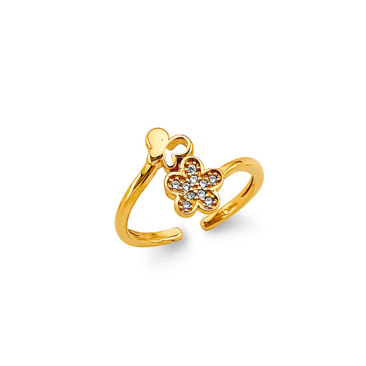 14K Yellow Gold Classic Toe Ring