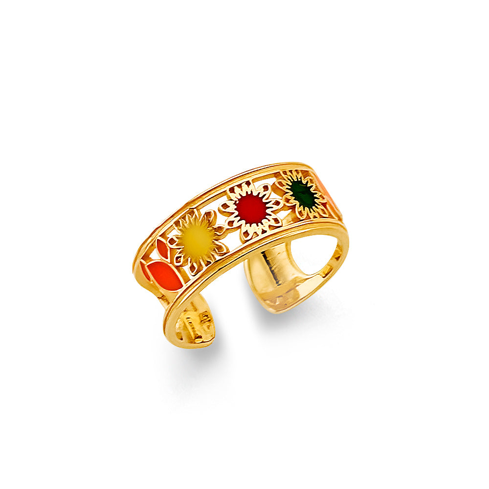 14K Yellow Gold Classic Toe Ring