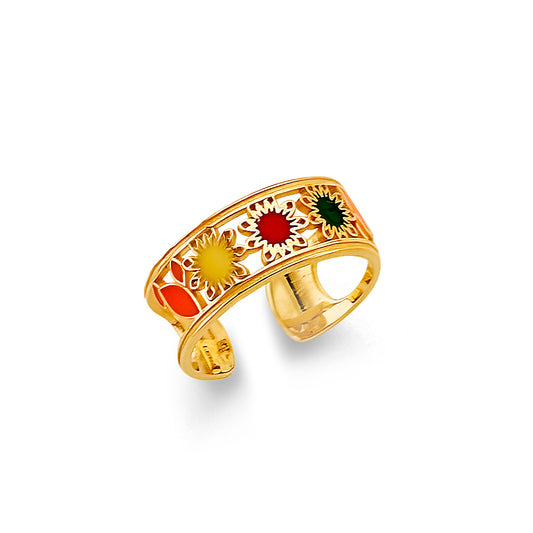 14K Yellow Gold Classic Toe Ring