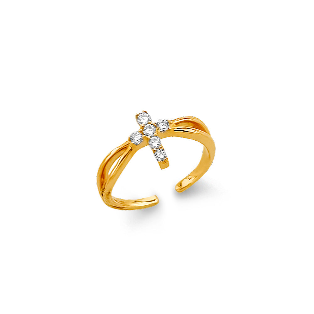 14K Yellow Gold Classic Toe Ring