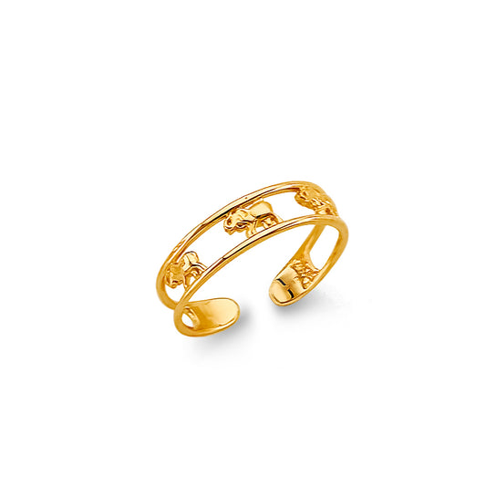 14K Yellow Gold Classic Toe Ring