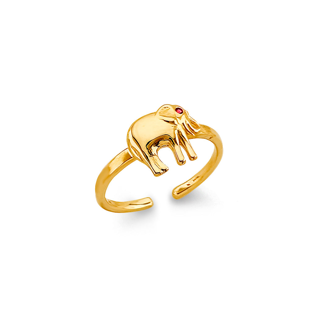 14K Yellow Gold Classic Toe Ring