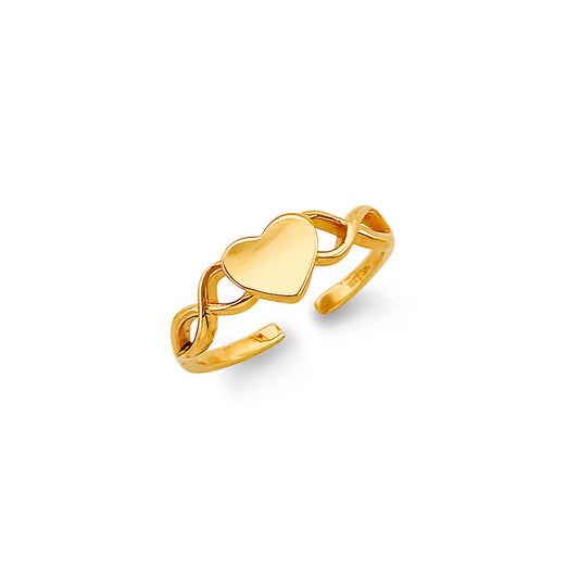 14K Yellow Gold Classic Toe Ring