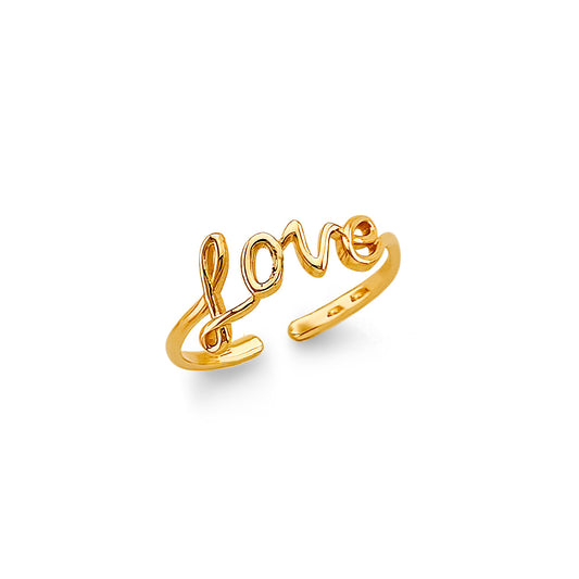 14K Yellow Gold Classic Toe Ring