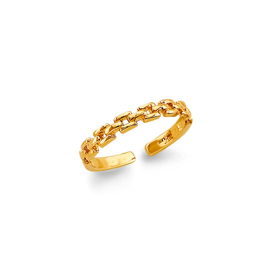 14K Yellow Gold Classic Toe Ring