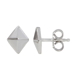 925 Sterling Silver Rhodium Plated Stud Earrings