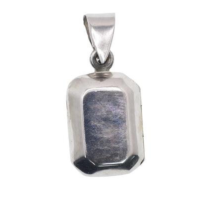 925 Sterling Silver High Polished Rectangle Locket