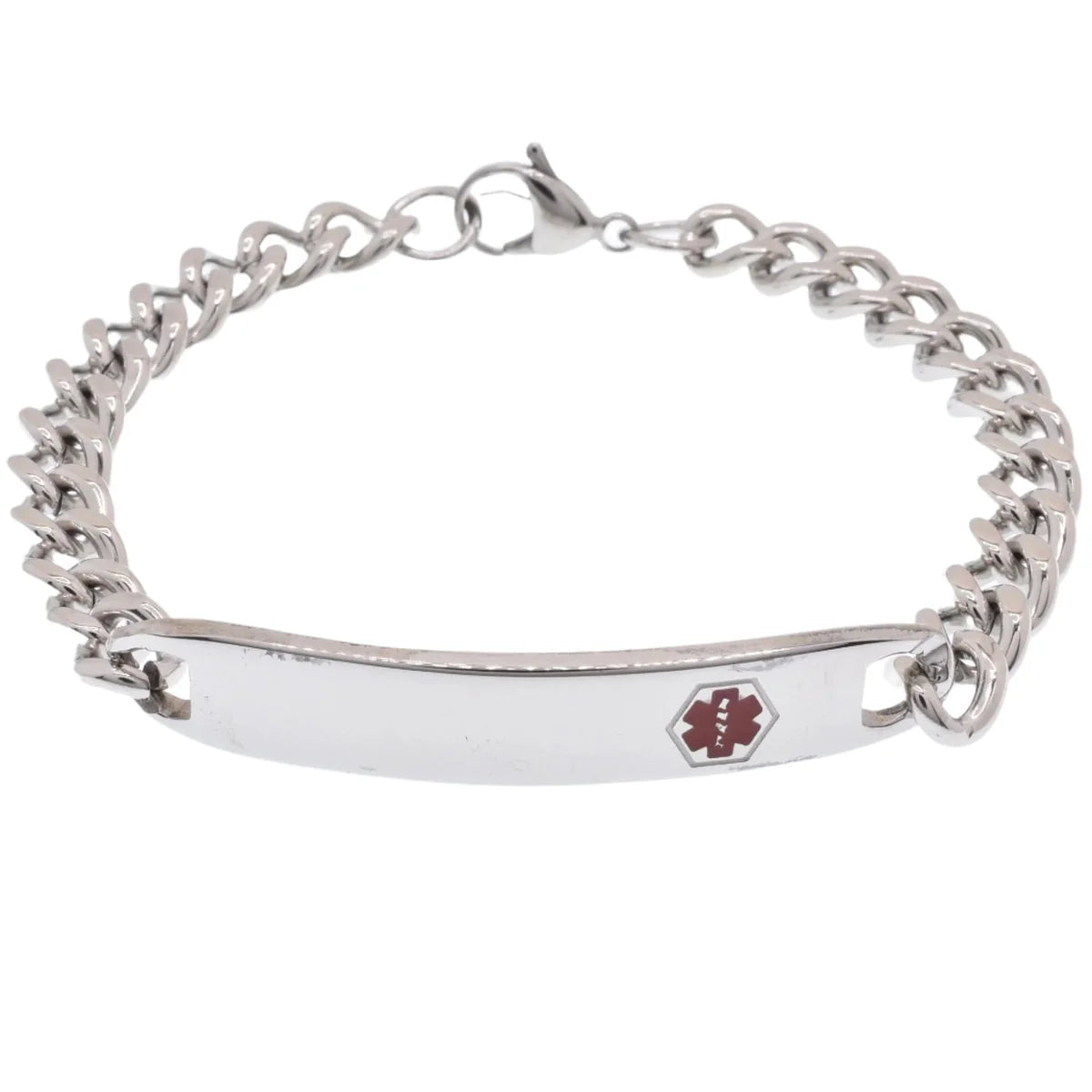 Stainless Steel Medical ID 8mm Bracelet